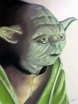 pastel de Yoda Star Wars
