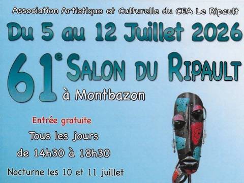 Affiche du 61em salon de du Ripault